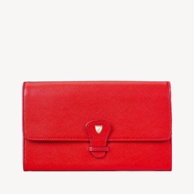 Scarlet Travel Document Wallet Aspinal of London