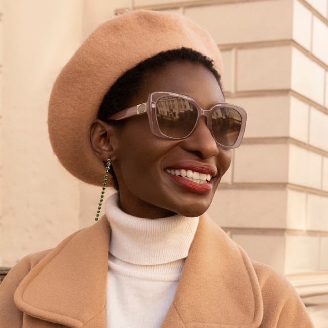 Palermo Sunglasses Mink Acetate