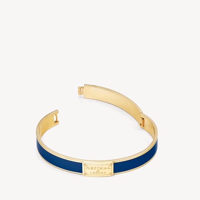 Enamel Bracelet Navy Enamel