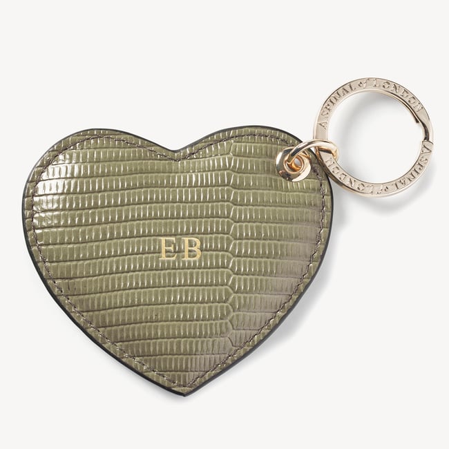 Heart Key Ring Fern Lizard