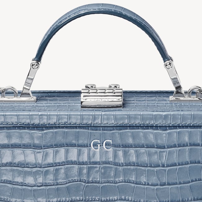 The Trunk Deep Shine Heritage Blue Small Croc