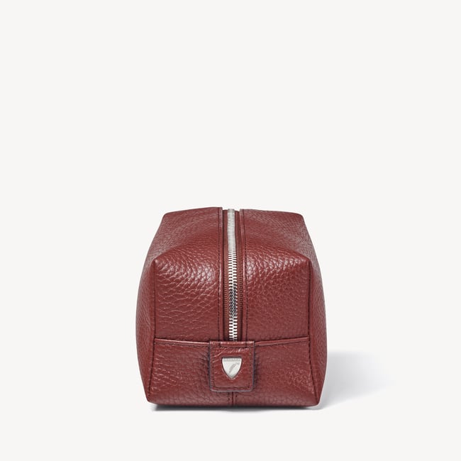 London Makeup Bag Merlot Pebble