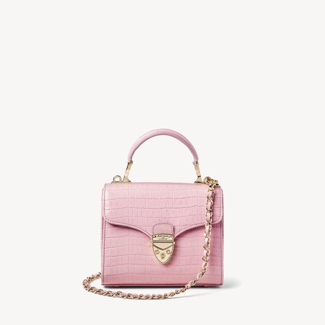 【Aspinal of London】Mini Mayfair Bag ハンドバッグ 革 5色 Aspinal Of London Mini Mayfair Top-Handle Bag | Harrods US