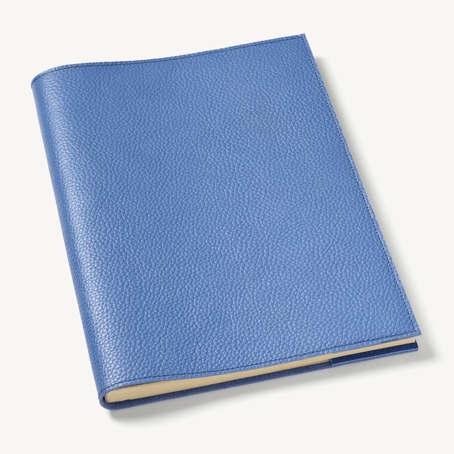 A4 Refillable Journal Capri Blue Pebble