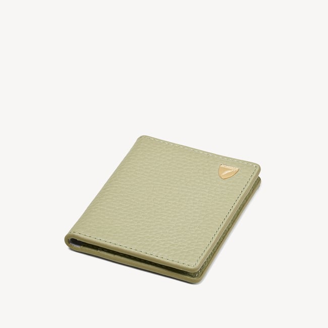 ID & Travel Card Case Pistachio Pebble