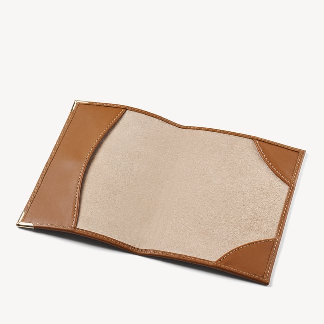 Passport Cover Smooth Tan