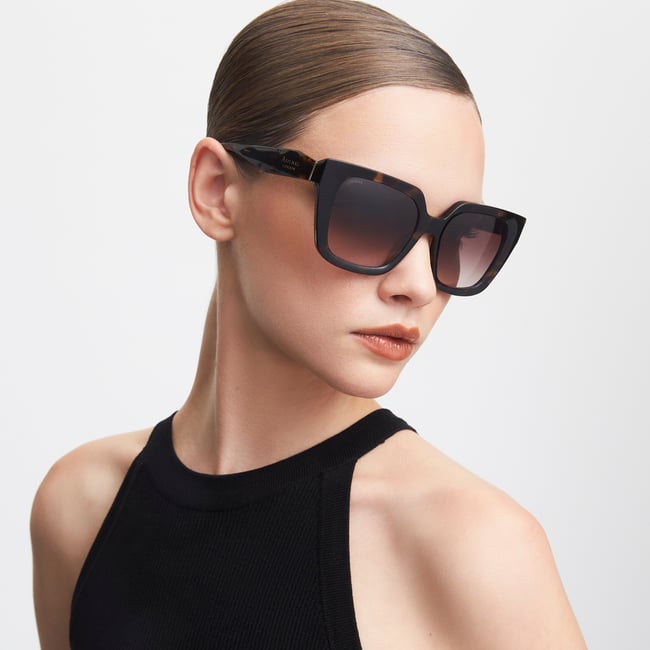 Liane Women's Sunglasses Mahogany Tortoiseshell Acetate