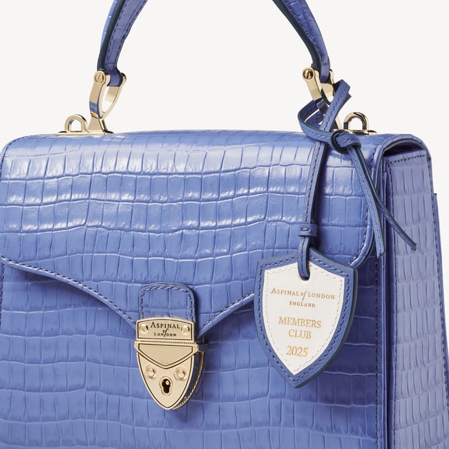 Members Club Tag Capri Blue & Smooth Chalk White