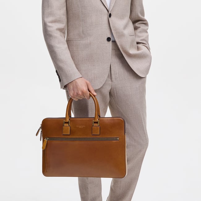 Connaught Folio Smooth English Tan