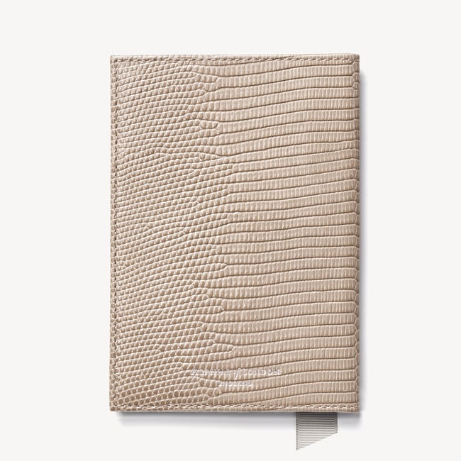 Passport Cover Latte Lizard