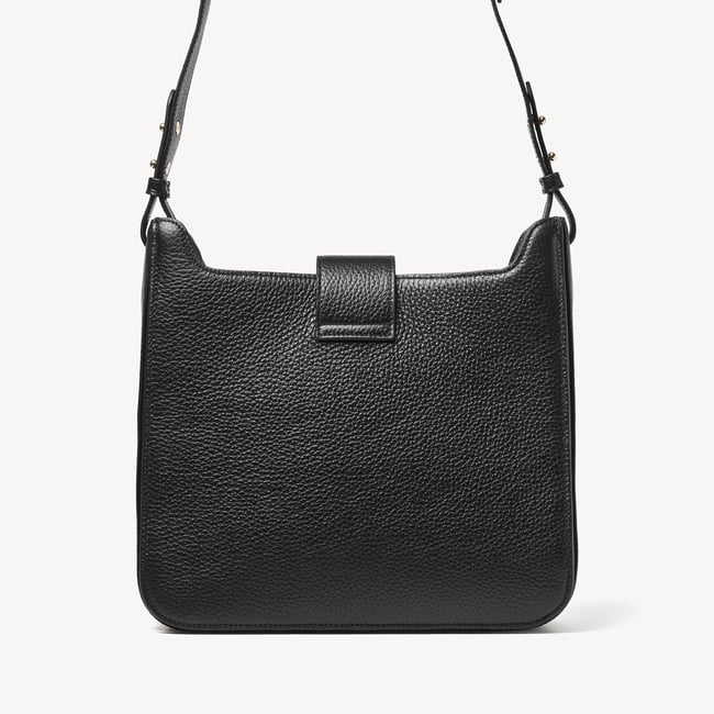 Ella Messenger Bag Black Pebble