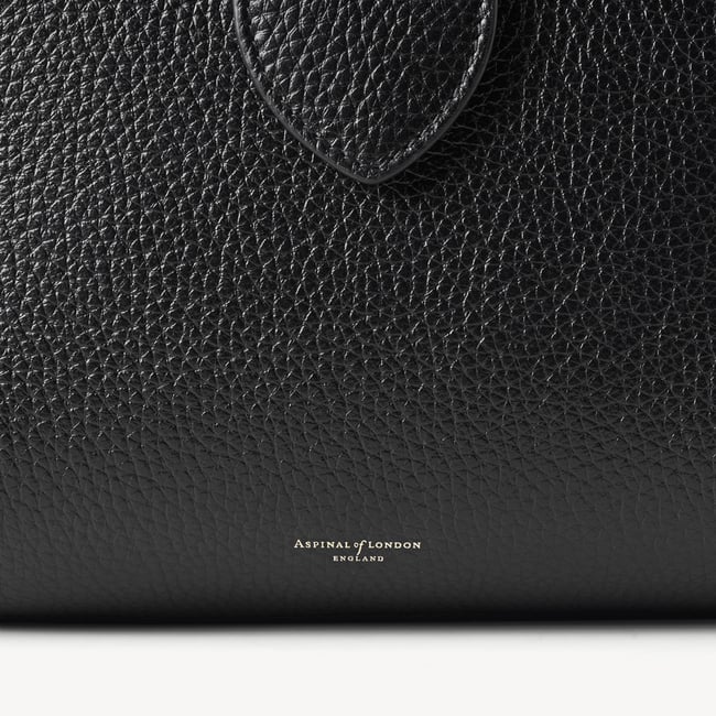 Ella Messenger Bag Black Pebble