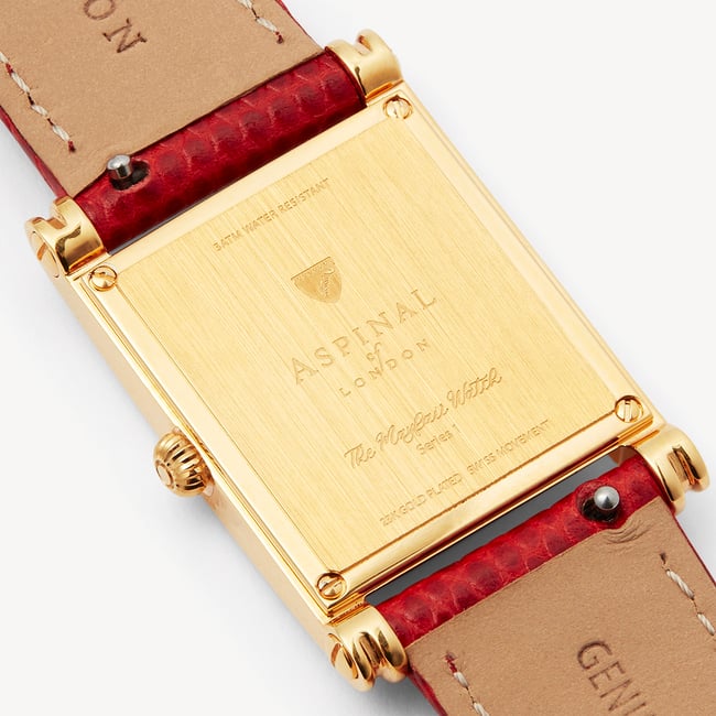 The Mayfair® Watch Red Lizard