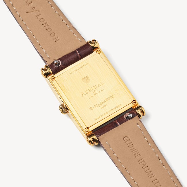 The Mayfair® Watch Deep Shine Chestnut Croc
