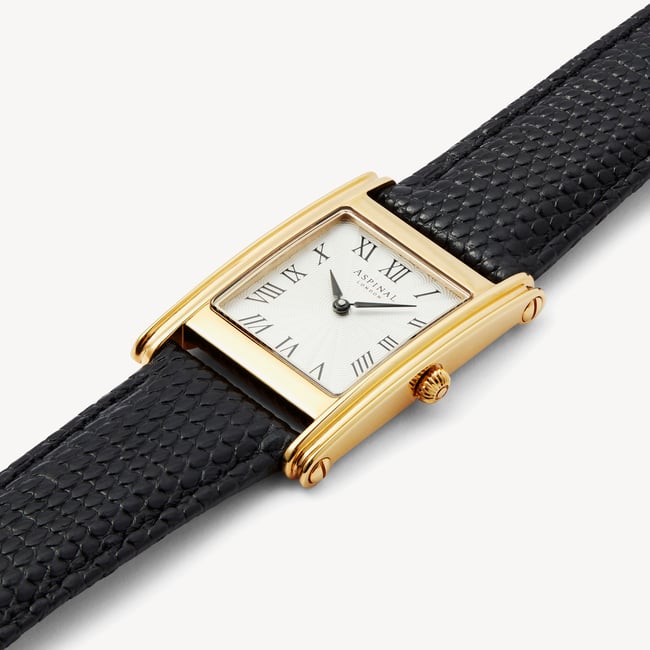 The Mayfair® Watch Black Lizard
