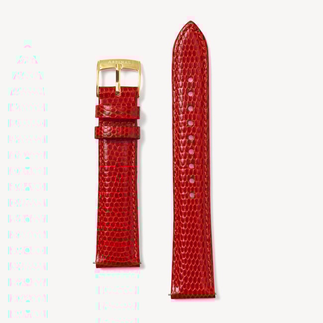 The Mayfair® Watch Strap Red Lizard