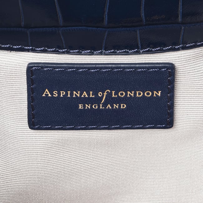 Embroidered Bag: Peacock Midi Mayfair® Bag Aspinal of London