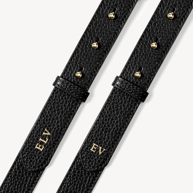 Ella Messenger Bag Black Pebble