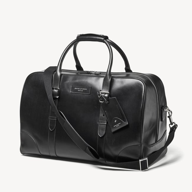 Large Harrison Weekender Smooth Black