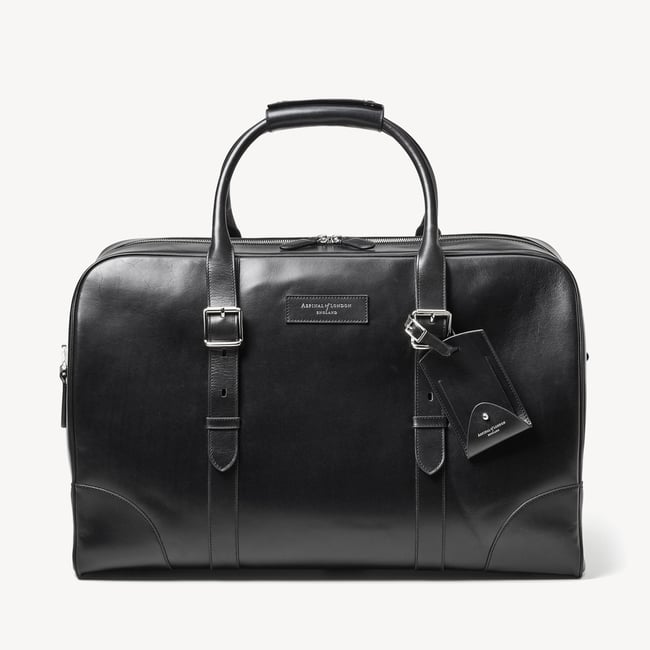 Large Harrison Weekender Smooth Black
