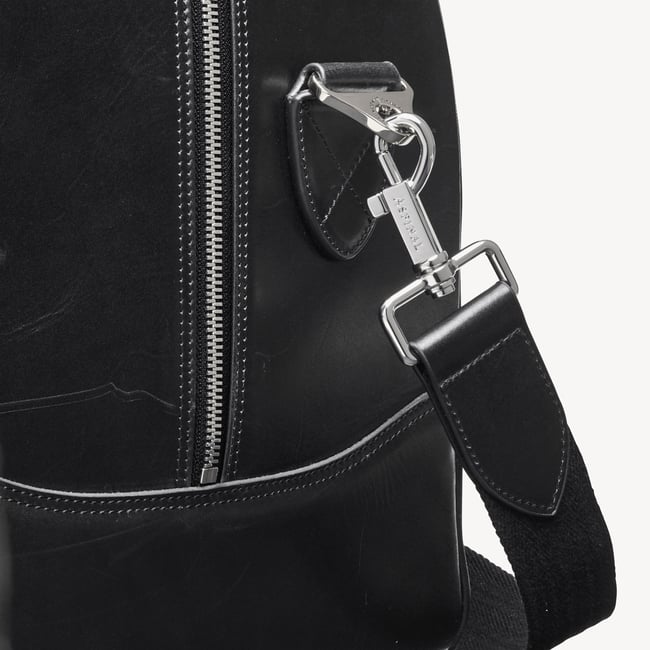 Large Harrison Weekender Smooth Black