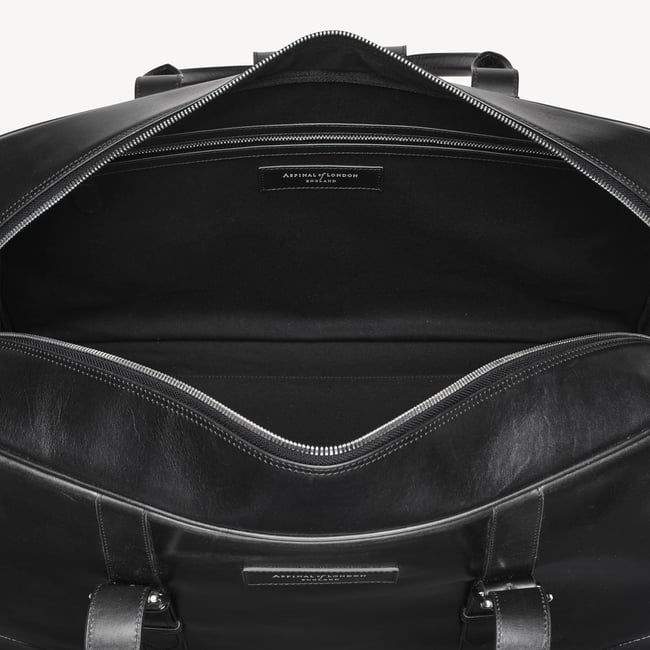Large Harrison Weekender Smooth Black