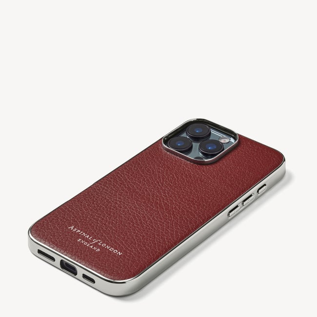 iPhone 16 Pro Max Case Merlot Pebble