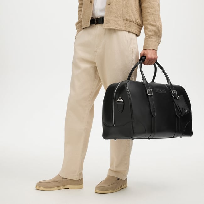 Large Harrison Weekender Smooth Black