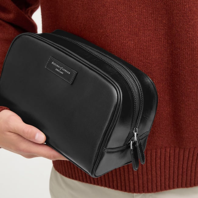Harrison Toiletry Bag Smooth Black
