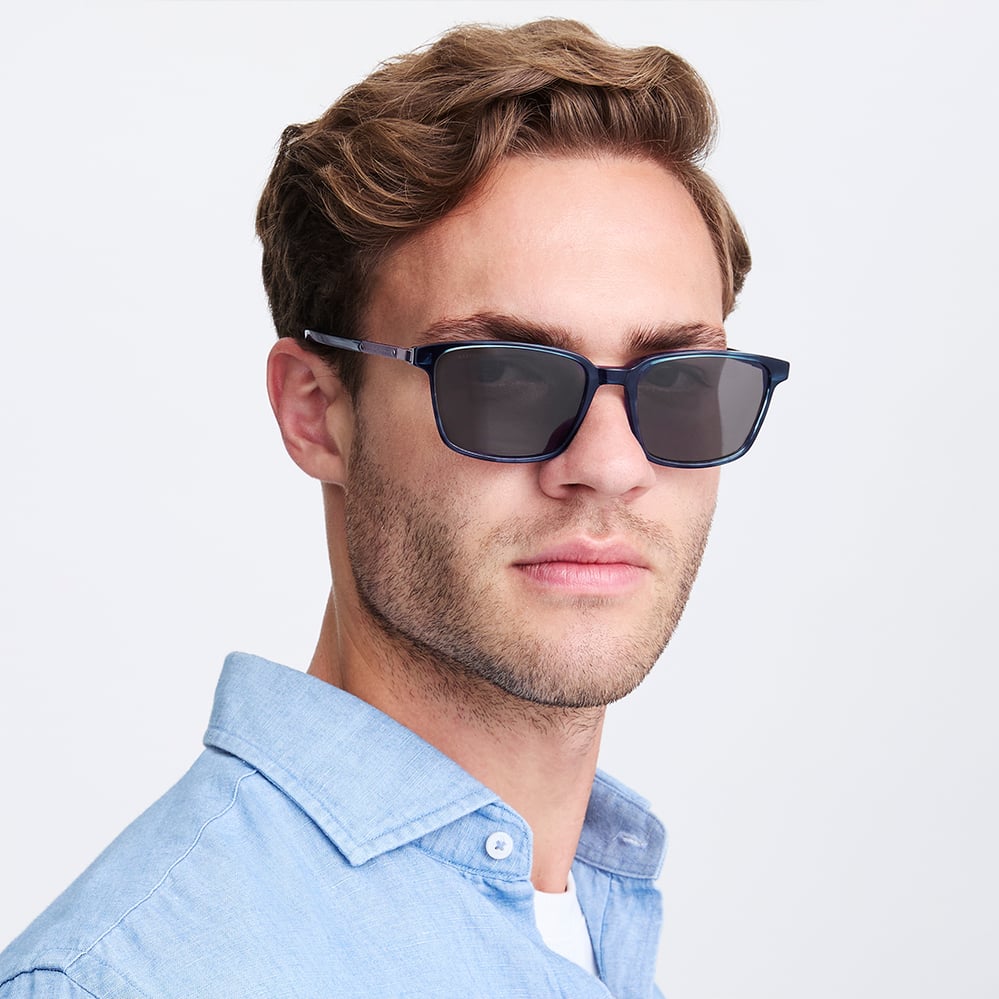 Silverstone Men's Sunglasses Blue Crystal Acetate
