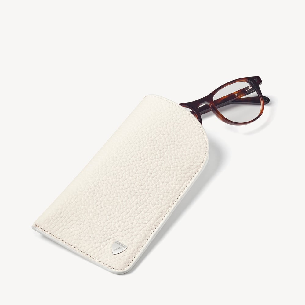 Glasses Case Chalk White Pebble