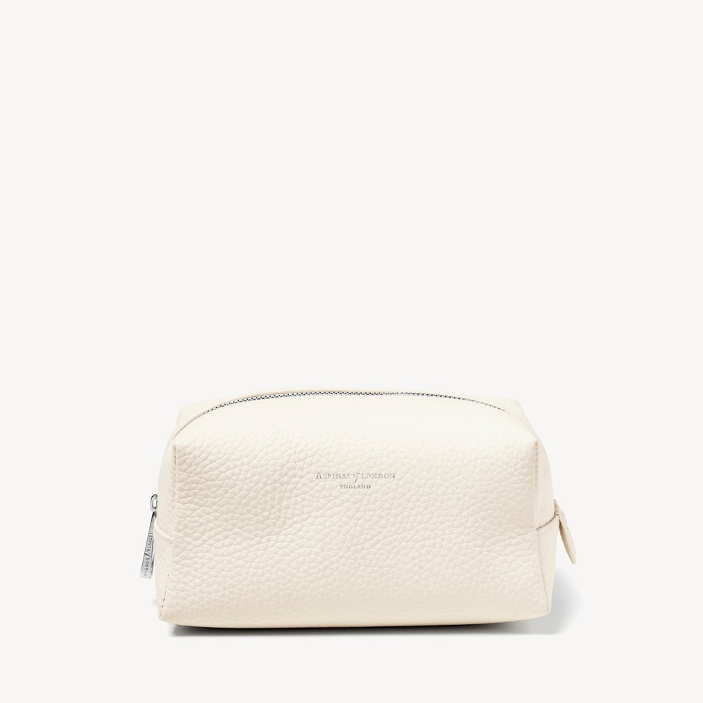 London Makeup Bag Chalk White Pebble