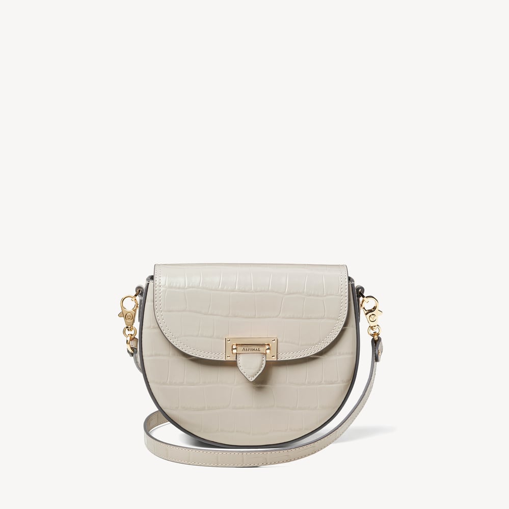 Portobello Crossbody Deep Shine Dove Grey Croc