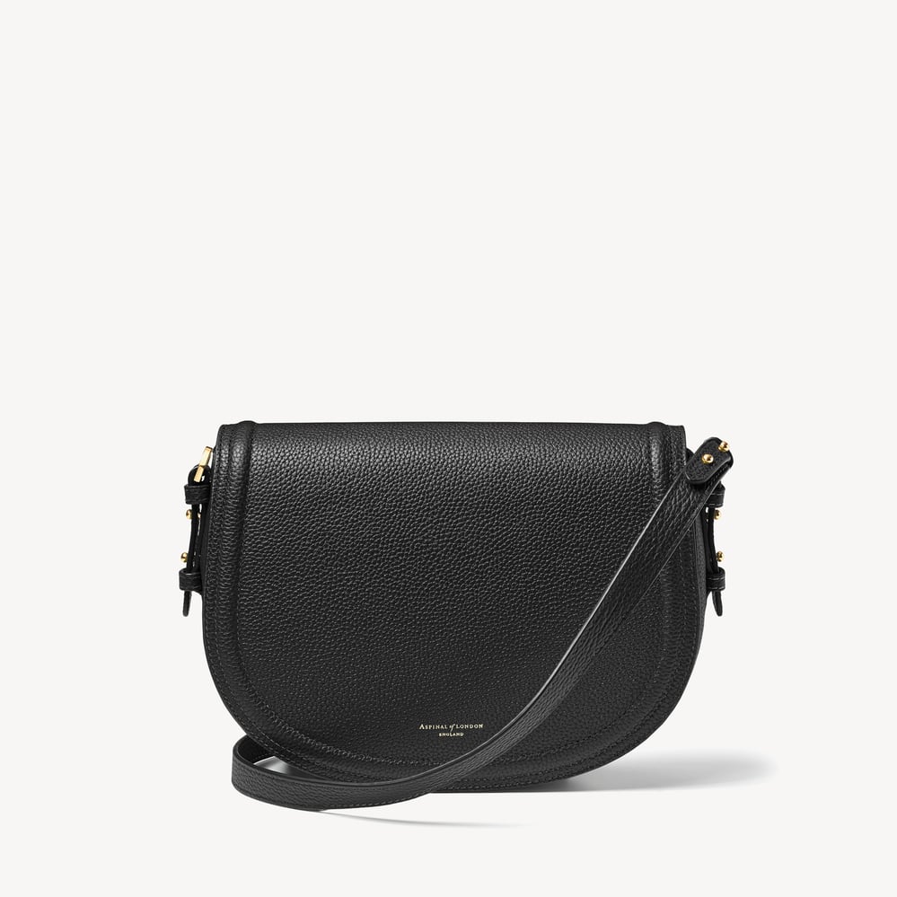 Stella Satchel Crossbody Black Pebble