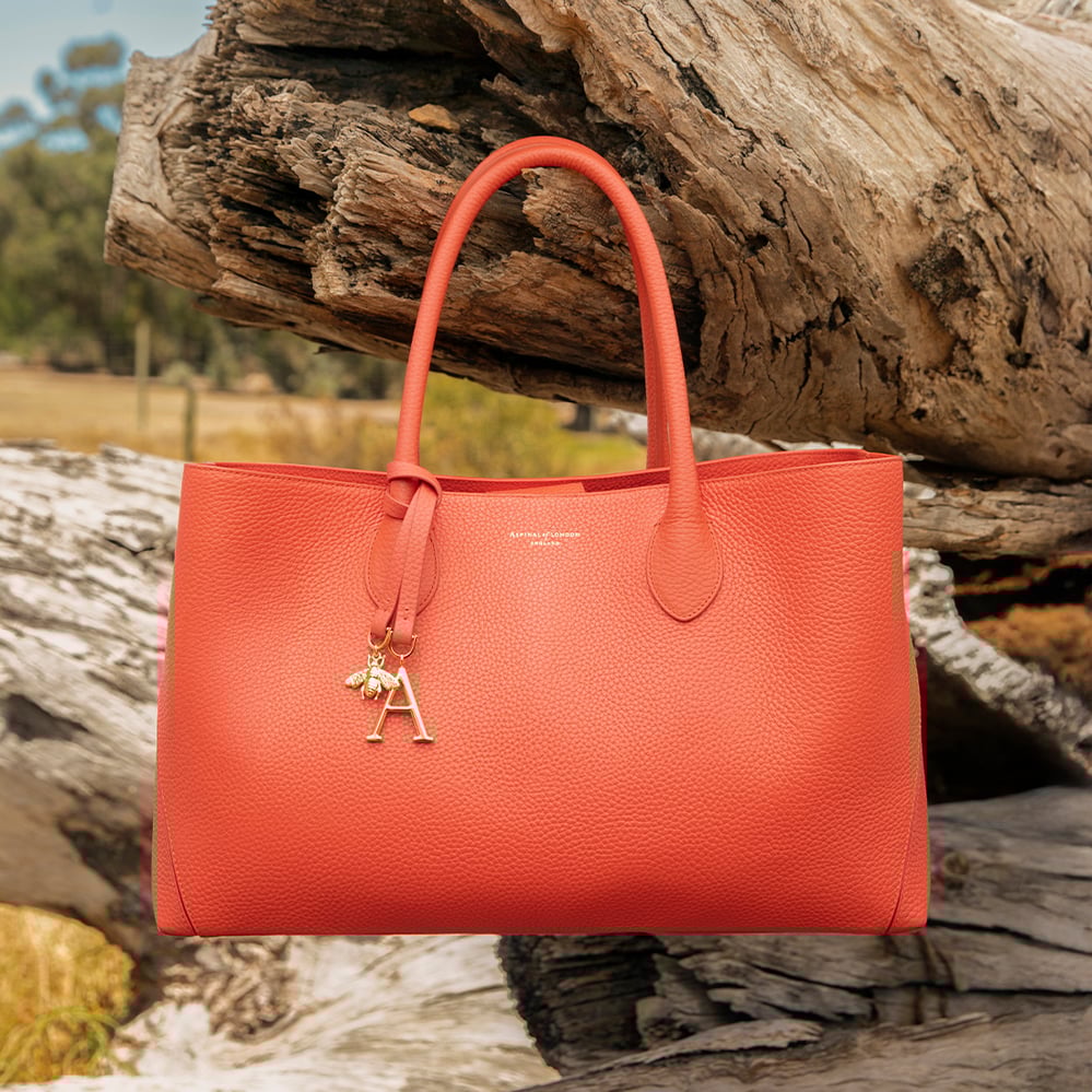 London Tote Coral Pebble