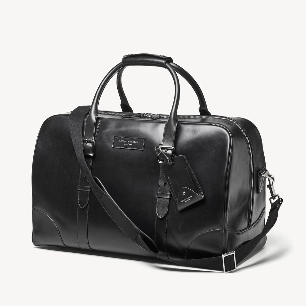 Large Harrison Weekender Smooth Black