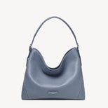 Aspinal Hobo Bag in Heritage Blue Pebble from Aspinal of London