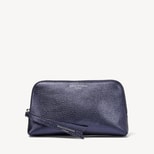 Small Essential Cosmetic Case in Twilight Pebble from Aspinal of London
