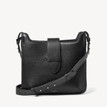 Ella Messenger in Black Pebble from Aspinal of London