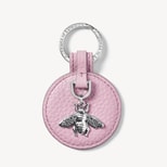 Bee Keyring in Powder Lilac Pebble from Aspinal of London