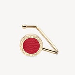 Handbag Hook in Cardinal Red Pebble from Aspinal of London