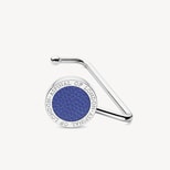 Handbag Hook in Cobalt Blue Pebble from Aspinal of London