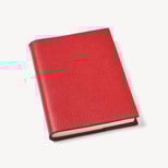 A5 Refillable Luxury Journal in Cardinal Red Pebble from Aspinal of London