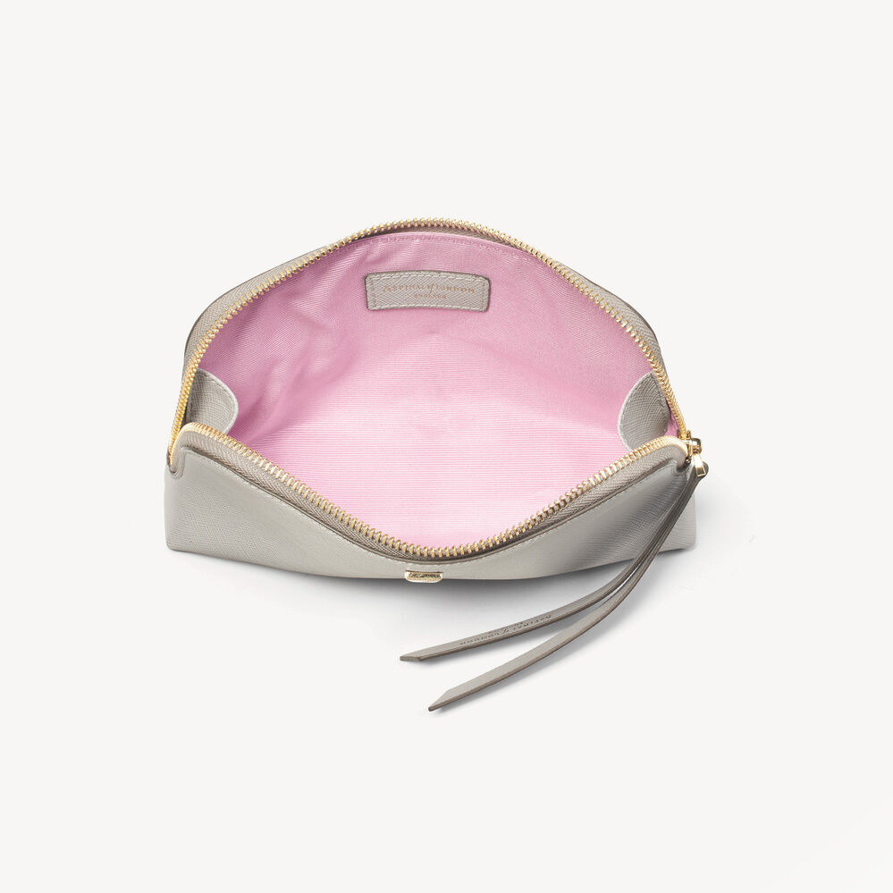 soft leather makeup bag