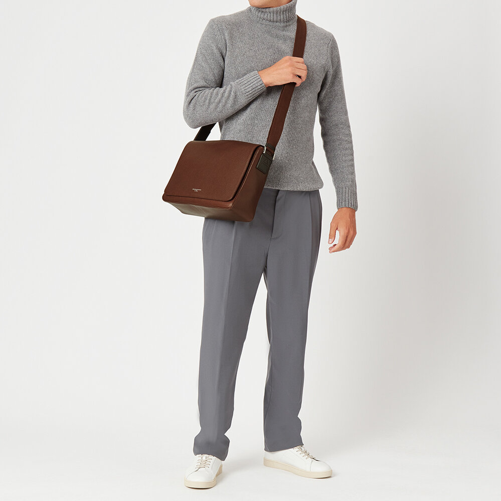 Leather Messenger Bags for Men Men's Designer Messenger Bags