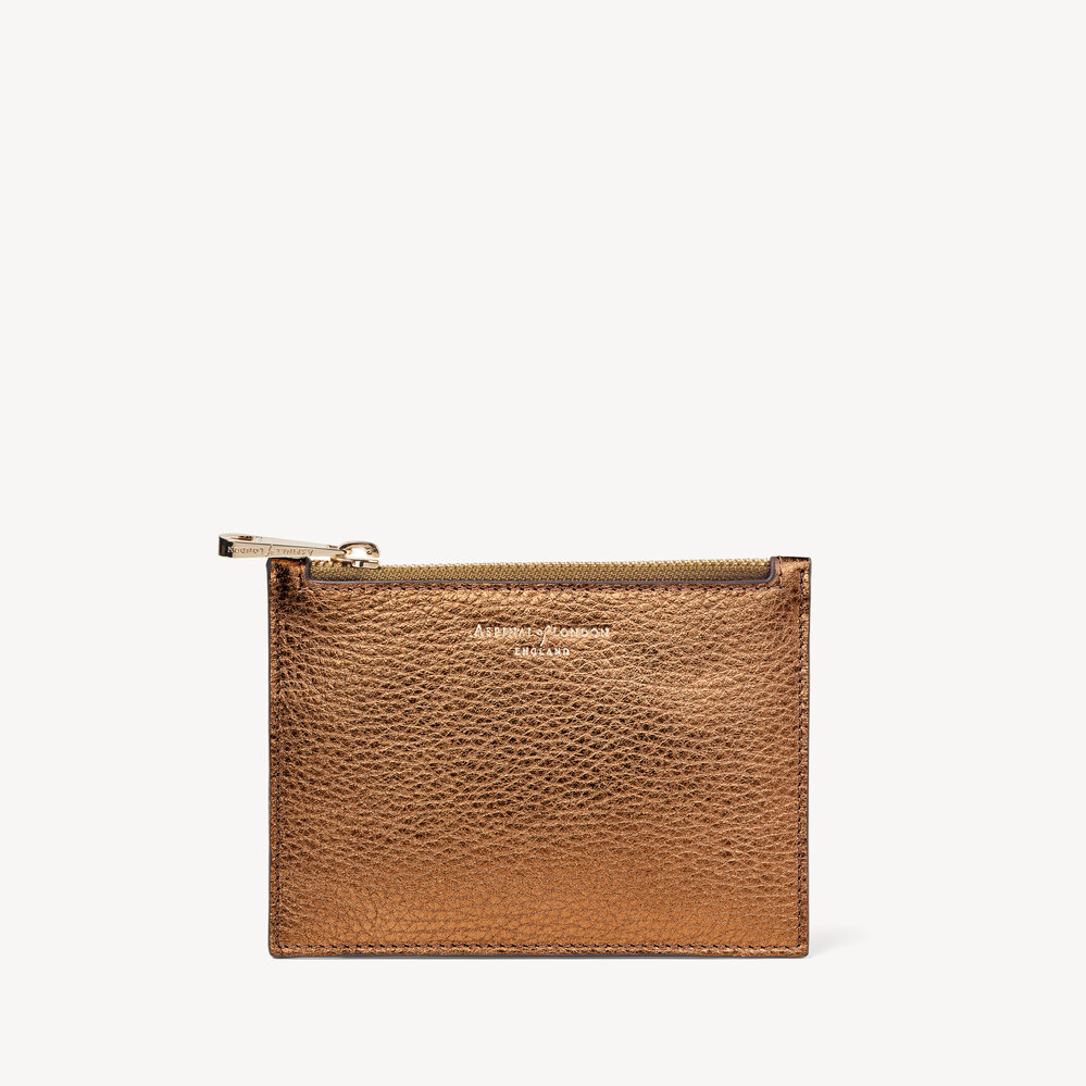 Small Essential Flat Pouch Bronze Pebble