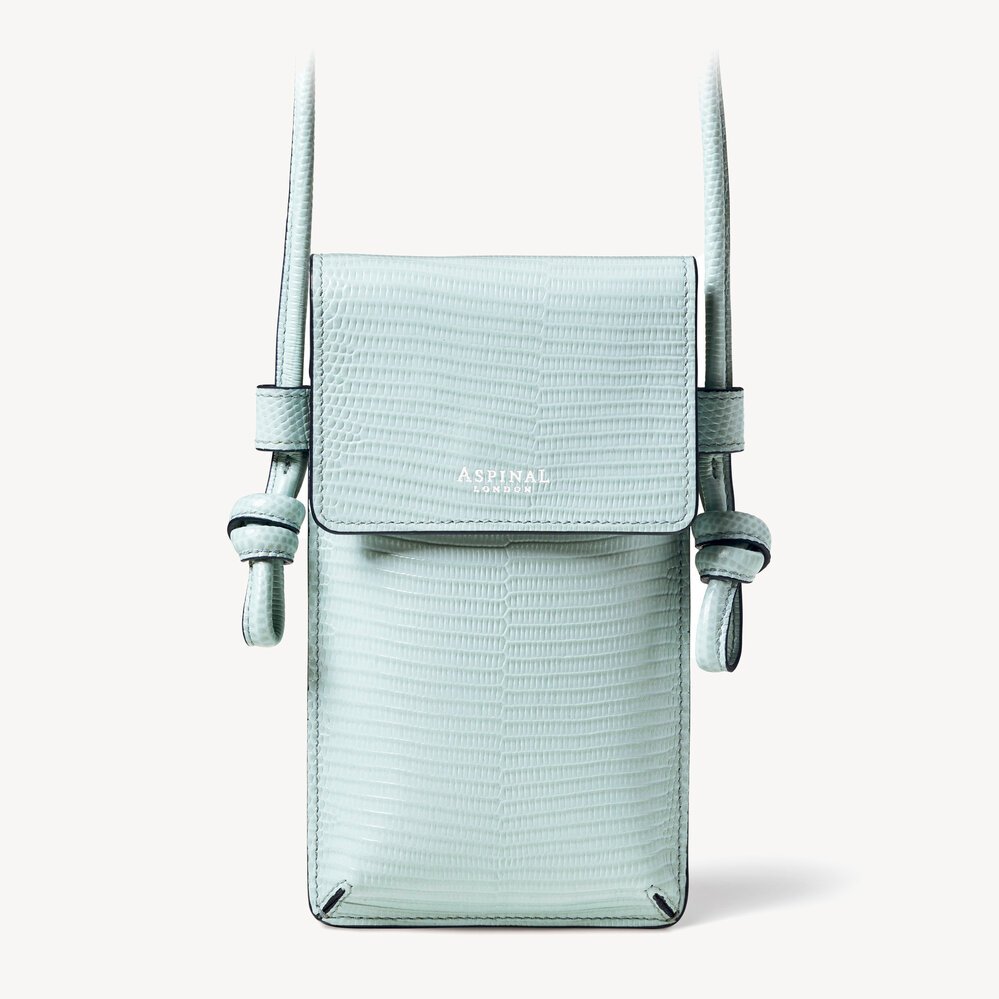 Ella Phone Pouch Pool Blue Lizard
