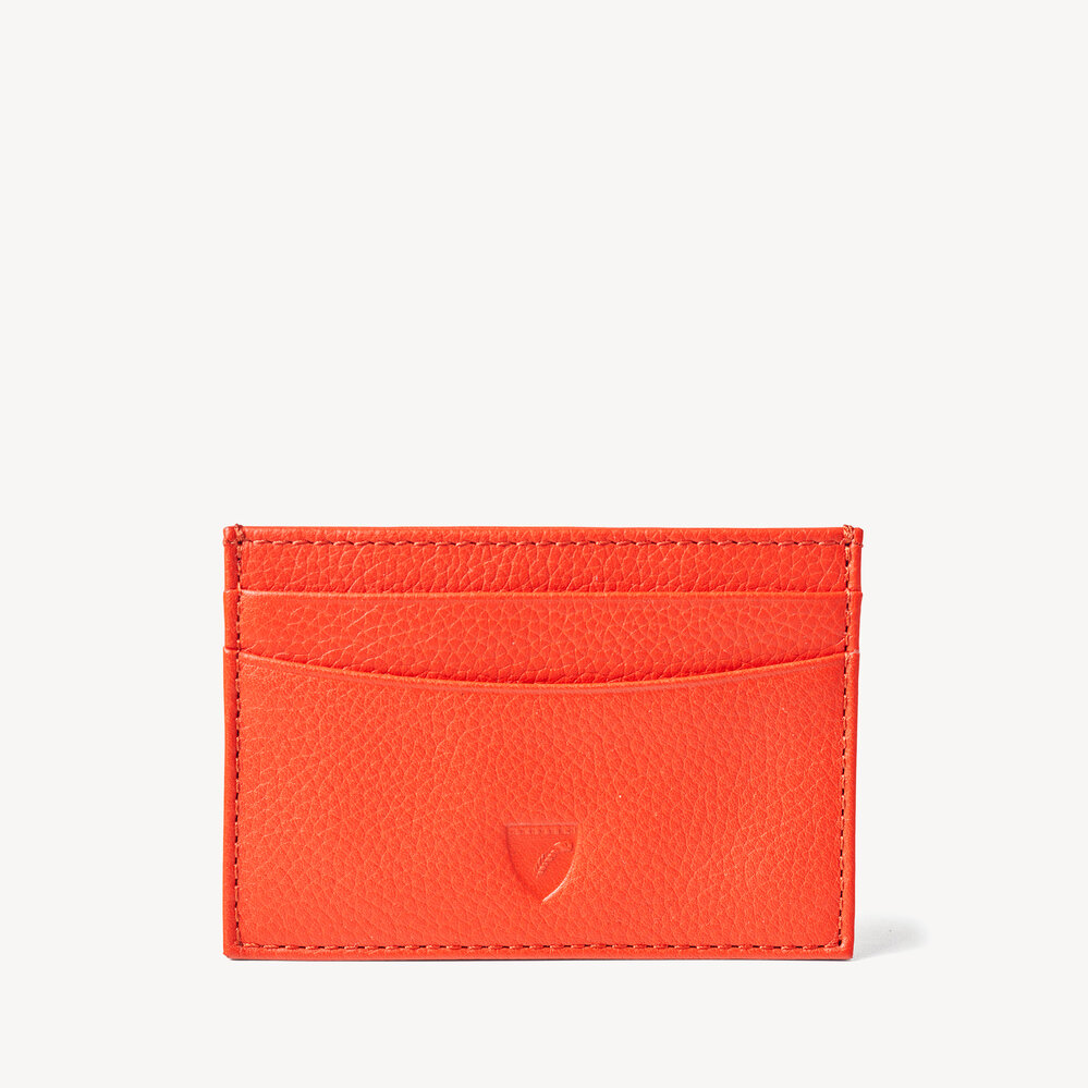 Slim Credit Card Holder Saffron Pebble