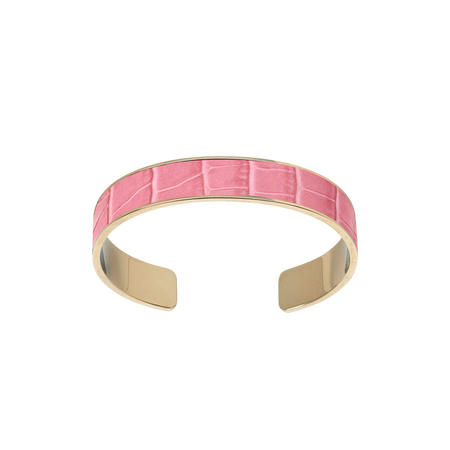 Cleopatra Skinny Cuff Bracelet in Deep Shine Tea Rose Small Croc Cleopatra Skinny Cuff Bracelet in Deep Shine Tea Rose Small Croc