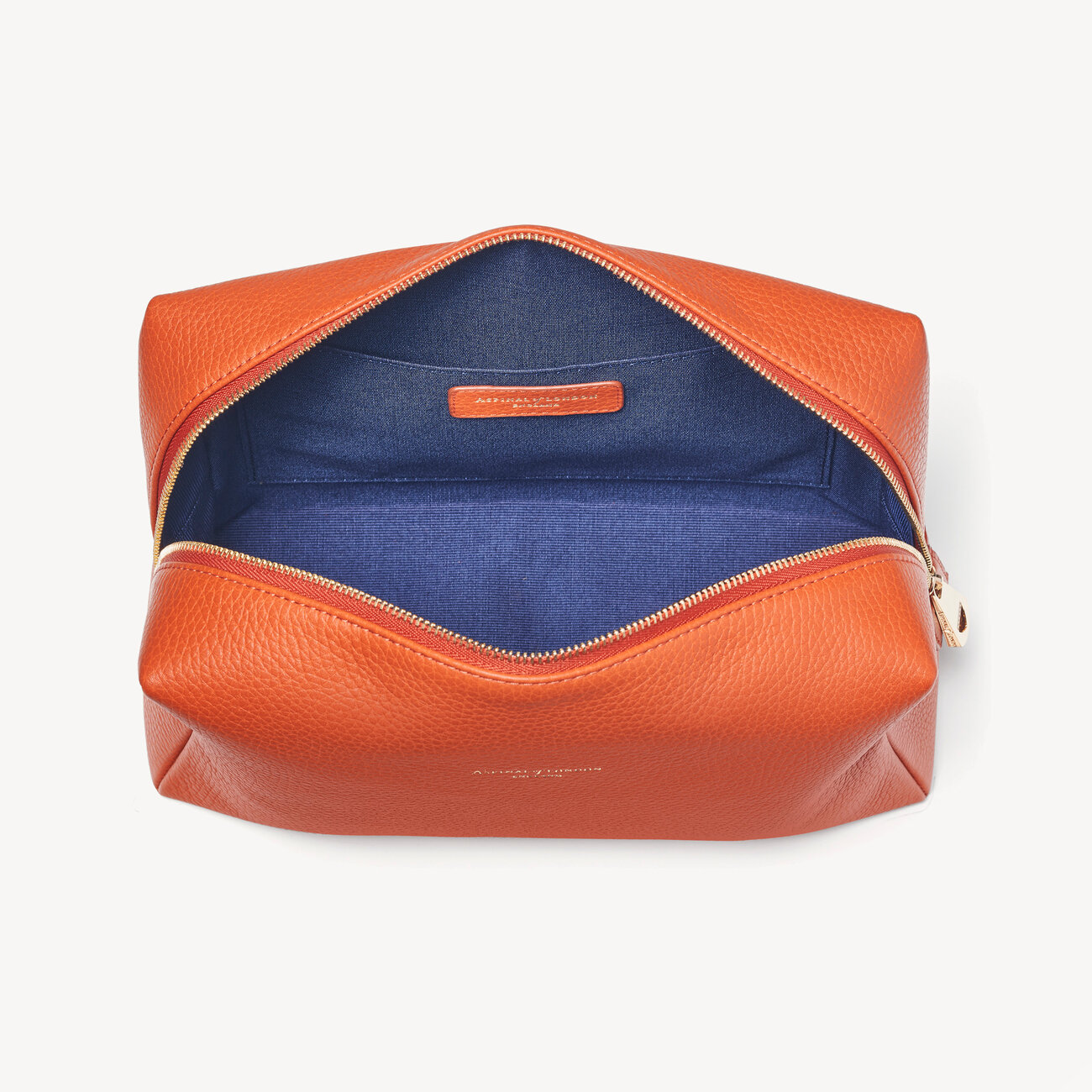 Orange Leather Large London Case Aspinal of London